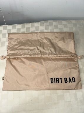 BEIS Dirt Bag Drawstring Toiletry Pouch in Light Beige